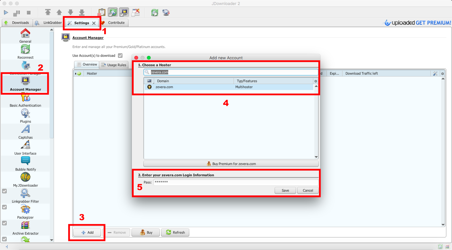 jDownloader Installation